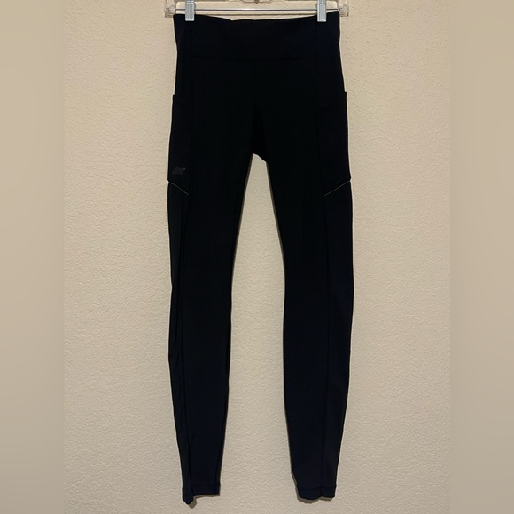 Lululemon Athletica Fast and Free Leggings Women’s Size 4 Black - Picture 1 of 7